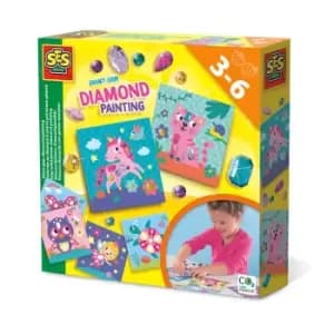SES Creative Giant Gems Diamond Painting Kit, 3 to 6 Years (14027)