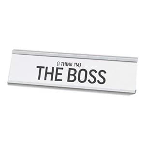 The Boss Desk Plaque