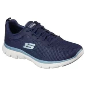 Skechers Womens Flex Appeal 4.0 Brilliant View Shoes Navy/Blue UK5