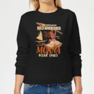 Moana Find Your Own Way Womens Sweatshirt - Black