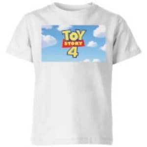 Toy Story 4 Clouds Logo Kids T-Shirt - White - 11-12 Years