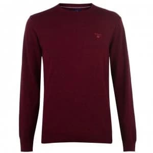 Gant Cotton Crew Neck Jumper - Burg 685