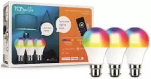 TCP B22 Smart WiFi Classic Indoor LED Bulb - 3 Pack