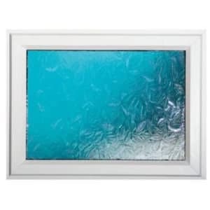 White PVCu Top hung over fixed lite Window H1120mm W1190mm