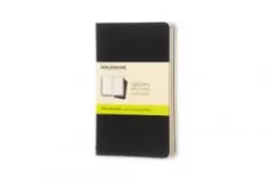 Moleskine Plain Cahier - Black Cover (3 Set) by Moleskine
