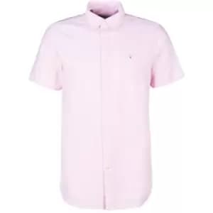 Barbour Oxford Short Sleeve Tailored Shirt - Pink