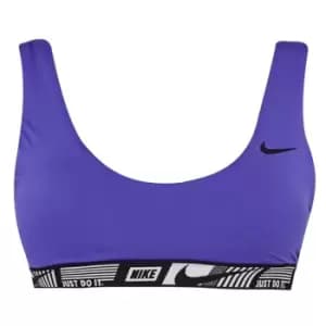 Nike Scoop Neck Bikini Top Womens - Blue