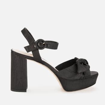 Ted Baker Womens Kenziie Platform Heeled Sandals - Black - UK 5
