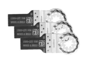 Fein 63502183220 34x20mm Starlock E-Cut Bi-Metal Long Life Saw Blade 3pk