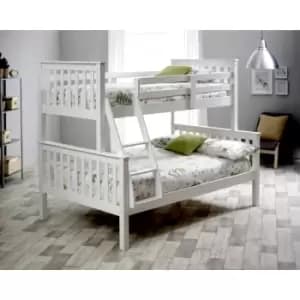 Carra White Triple Sleeper and Memory Foam Mattresses