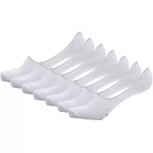 Hummel 6 Pack of No Show Socks - White