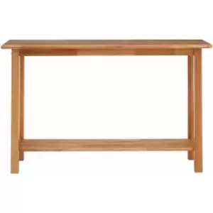 Natural Rectangular Console Table - Premier Housewares