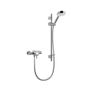Mira Element Ev Single-Spray Pattern Wall-Mounted Chrome Effect Thermostatic Shower