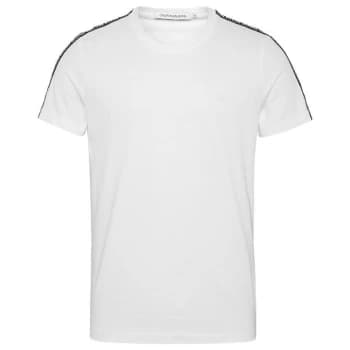 Calvin Klein Jeans Tape Logo T Shirt - Bright White