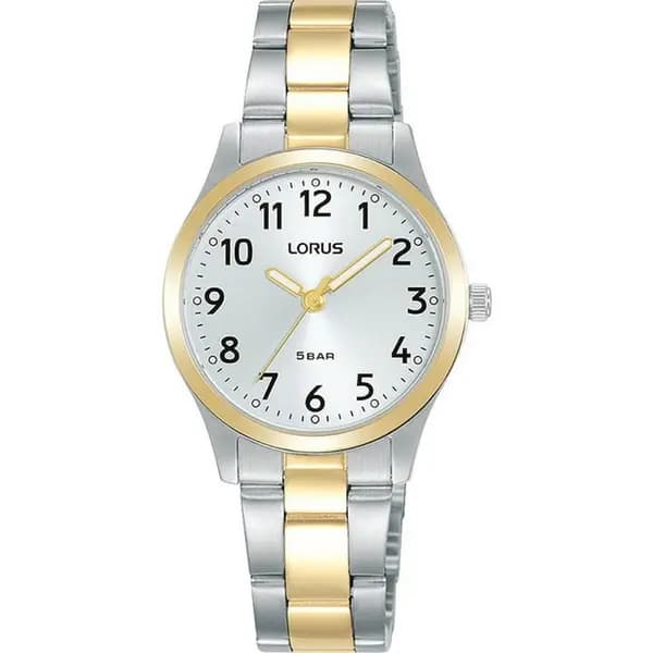 Lorus Ladies Lorus Bracelet Watch RRX12JX9 - White, Two Tone Gold One Size