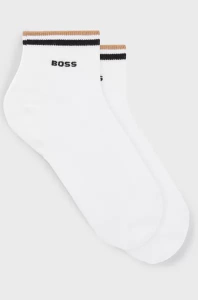 Boss Boss 2p Sh Stripe Cc 10249327 01 Crew Socks 9-11 White 41499701060