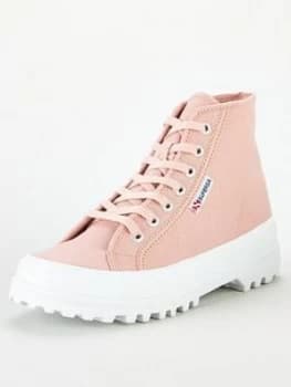 SUPERGA 2341 Cotu Chunky Sole High Top, Pink, Size 7, Women