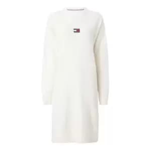 Tommy Jeans Tjw Furry Sweater Dress - Cream