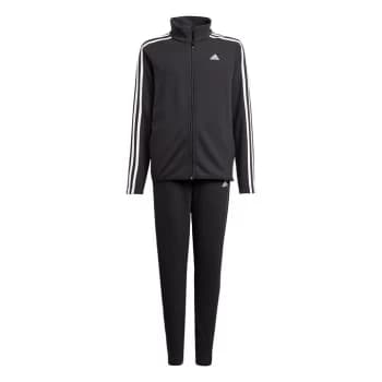 adidas Essentials French Terry Tracksuit Kids - Black / White