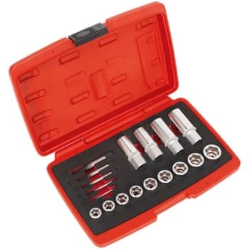 Sealey - AK751 Bolt, Stud & Screw Extractor Set 18pc