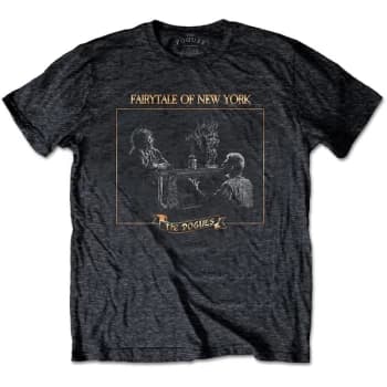 The Pogues - Fairytale Piano Unisex Large T-Shirt - Grey