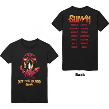 Sum 41 - Out For Blood Unisex Large T-Shirt - Black