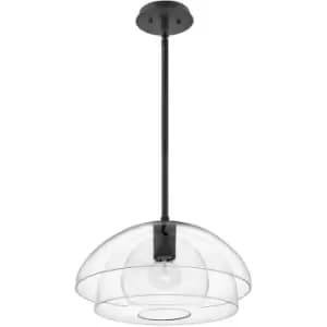 Quintiesse Hinkley Lotus Dome Pendant Ceiling Light Black