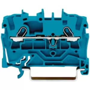 Wago 2001-1204 Terminal Block, Din Rail, 2Pos, 16Awg