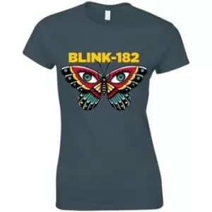 Blink-182 - Butterfly Ladies XX-Large T-Shirt - Blue