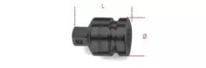 Beta Tools 728/15 Impact Socket Adaptor 3/4" Female x 1/2" Male Drive 007280810