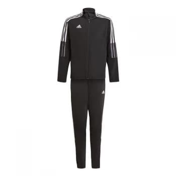 adidas Tiro Tracksuit Kids - Black