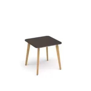 Social Spaces Saxon Rectangular Worktable with 4 Oak Legs 1800mm x 800mm - White