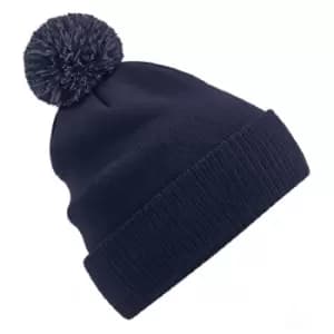 Beechfield Snowstar Recycled Beanie (One Size) (Black/White)