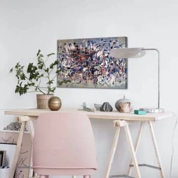 4570ABSC - 014 Multicolor Decorative Canvas Painting