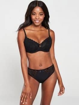 Pour Moi Remix Underwired Bra - Black, Size 32F, Women