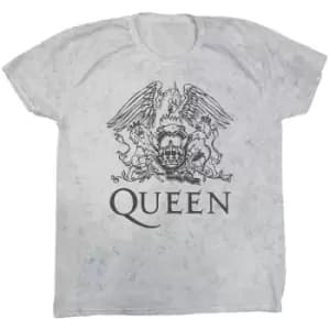 Queen - Crest Unisex XX-Large T-Shirt - White
