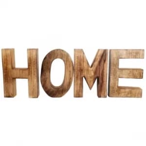 HOME Wooden Letters Sign