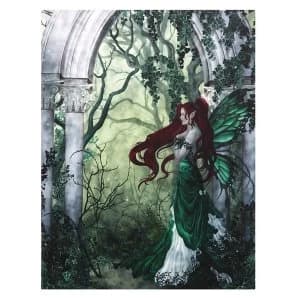 Direwood Canvas Plaque by Nene Thomas