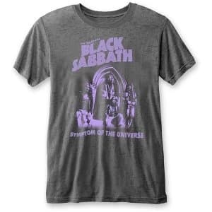 Black Sabbath - Symptom of the Universe Unisex Large T-Shirt - Grey