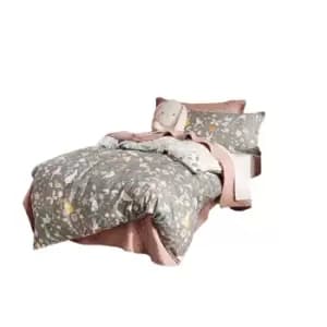 Linen House Childrens/Kids Garden Friends Duvet Cover Set (Double) (Multicoloured)