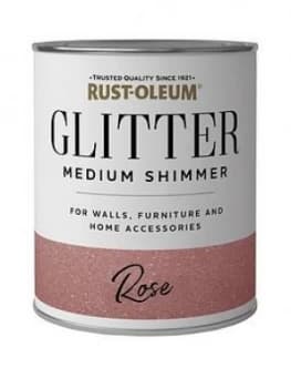 Rust-Oleum Glitter Medium Shimmer Rose 250Ml