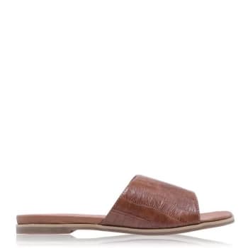 Linea Slide Sandal - Tan Croc