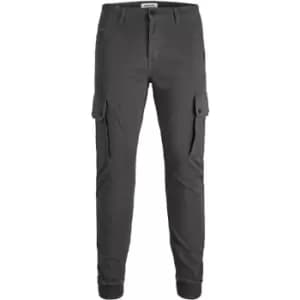 Jack and Jones Warner Cargo Trousers - Grey