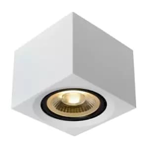 Lucide FEDLER - Surface Mounted Ceiling Spotlight - LED Dim to warm - GU10 - 1x12W 2200K/3000K - White