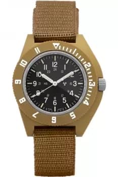 Unisex Navigato Desert Tan Tritium night vision Watch WW194001DT-0802