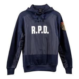 Resident Evil - R.P.D. Mens Large Hoodie - Navy Blue