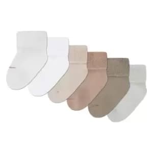 Nike 6Pk Terry Sock Bb41 - Cream