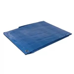 Silverline Tarpaulin - Cut 6.1 x 9m / Actual 5.85 x 8.9m
