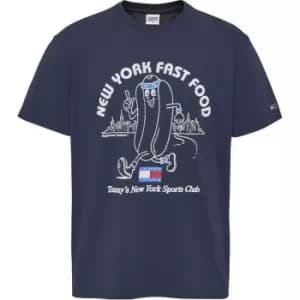 Tommy Jeans Tjm Clsc Sport-Tee - Blue