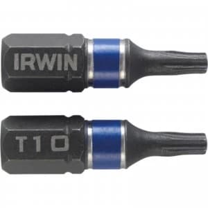Irwin Impact Torx Screwdriver Bit T10 25mm Pack of 2